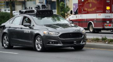 Uber self-driving car