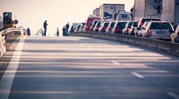 Traffic After a Car Accident