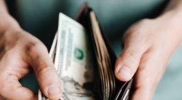 money in a wallet