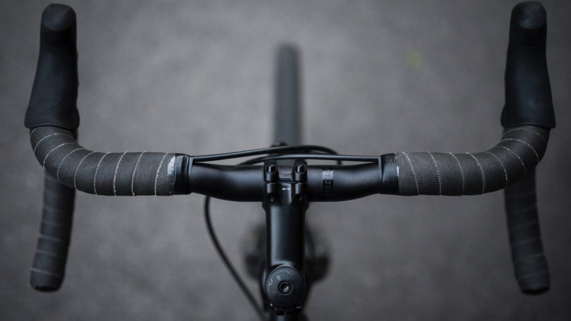 Electric bike from biker's perspective.