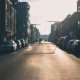 A Jaywalker Crosses the Street