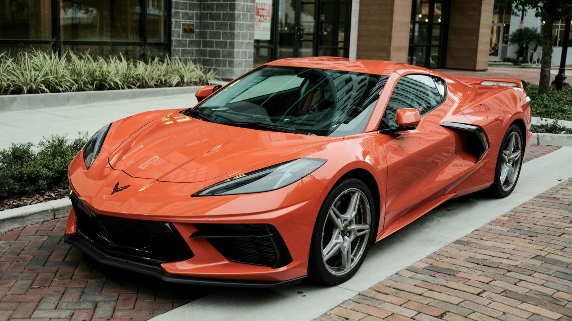 Orange Chevrolet Corvette