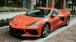 Orange Chevrolet Corvette