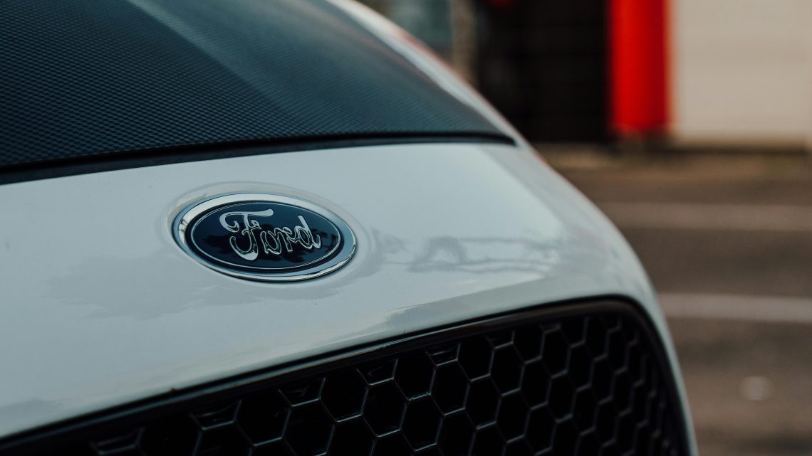 Ford car front hood