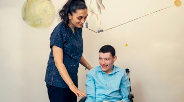 cerebral palsy and helper